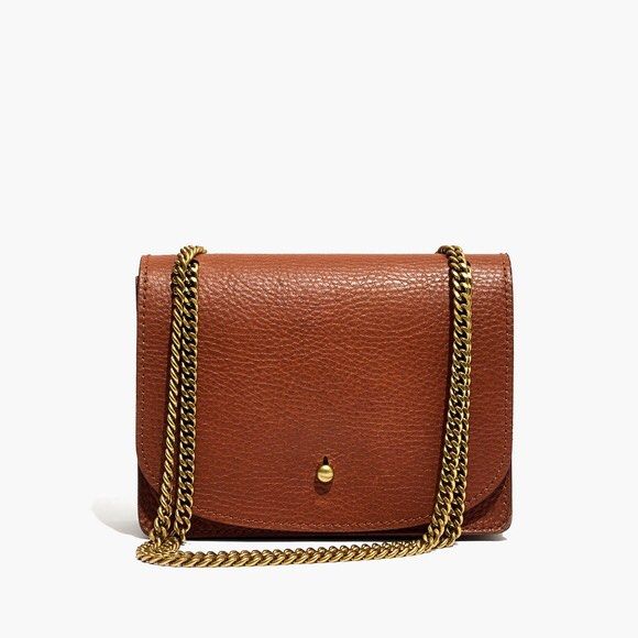 Chain detail crossbody store bag