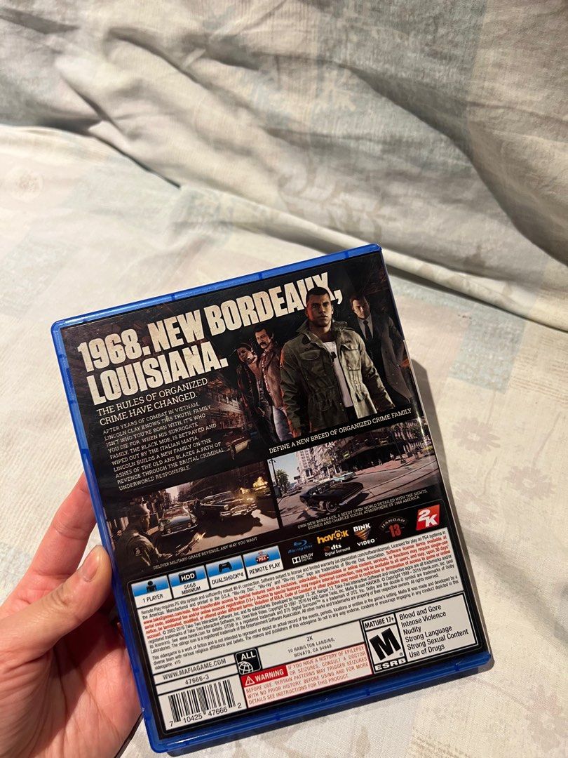Mafia 3 Ps4 Game, Video Gaming, Video Games, PlayStation on Carousell