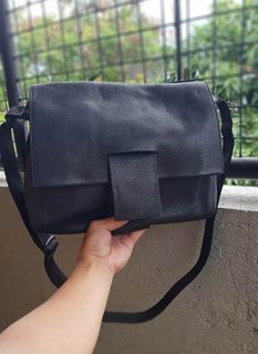 MAISON MARGIELA MM6 LAMB SKIN MESSENGER/SLING BAG