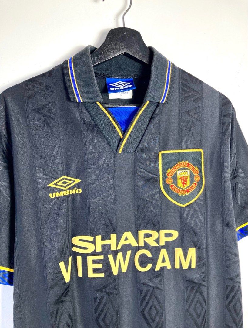 Manchester United 1993-95 Away Retro Football Jersey - Talkfootball