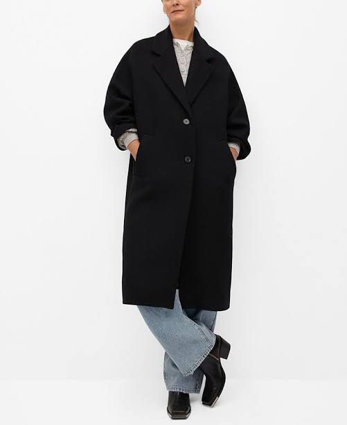 Mango Oversized Wool Coat Women s Fashion Coats Jackets and Outerwear on Carousell