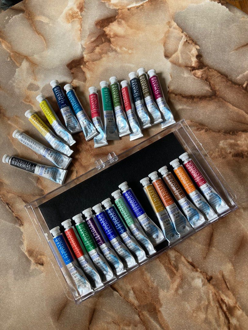 Marie’s Masters Watercolor 24 + 2, Hobbies & Toys, Stationary & Craft