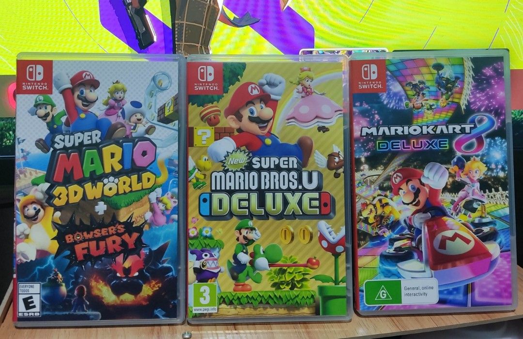 Mario Games Switch, Video Gaming, Video Games, Nintendo on Carousell