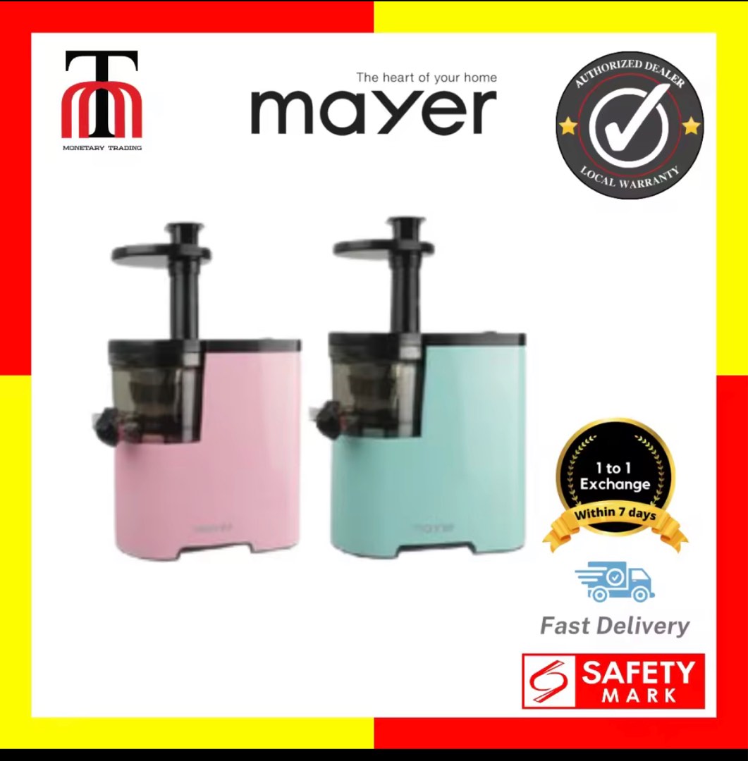 Mayer Slow Juicer, TV & Home Appliances, Kitchen Appliances, Juicers