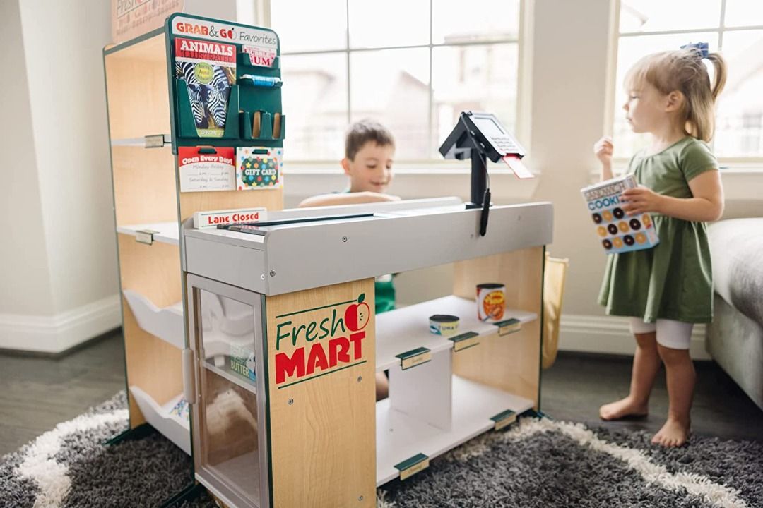 Melissa and doug store wooden grocery store