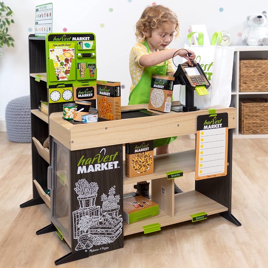 Melissa & Doug Harvest Market Grocery Store and Companion Collection