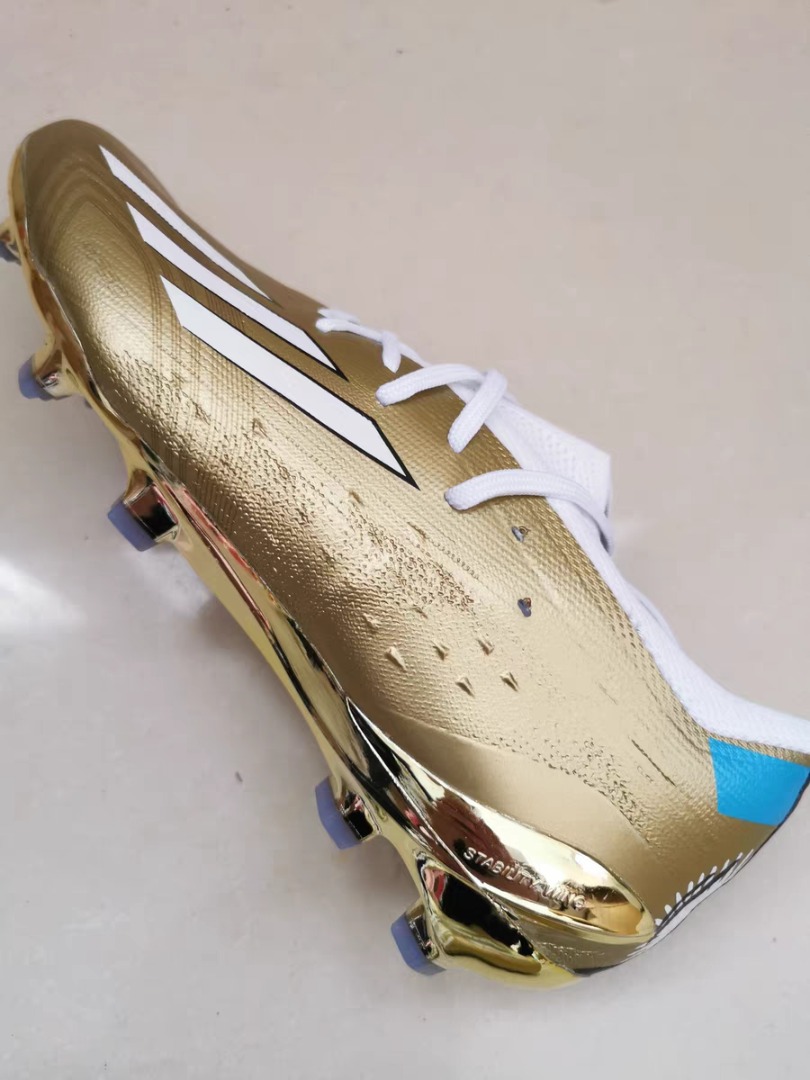 All gold adidas football cleats discount