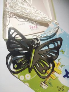 Metal butterfly bookmark