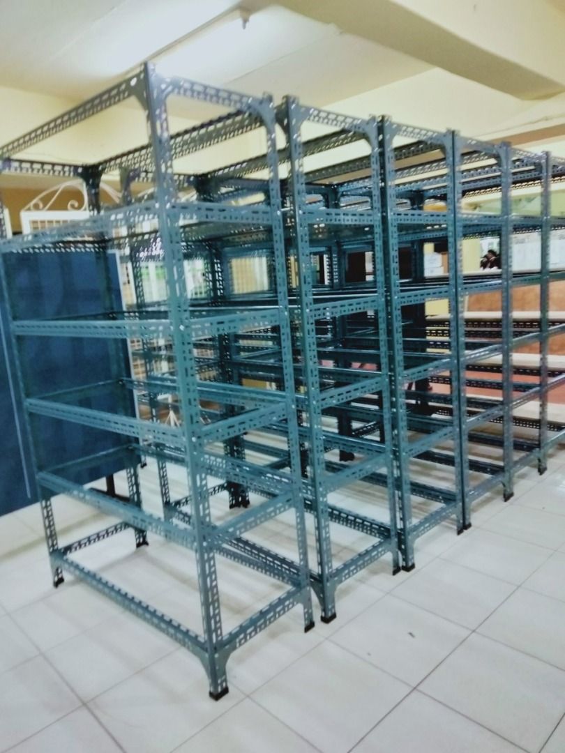 Metal frame powder coated - Slotted Angle Rack, Furniture & Home Living ...