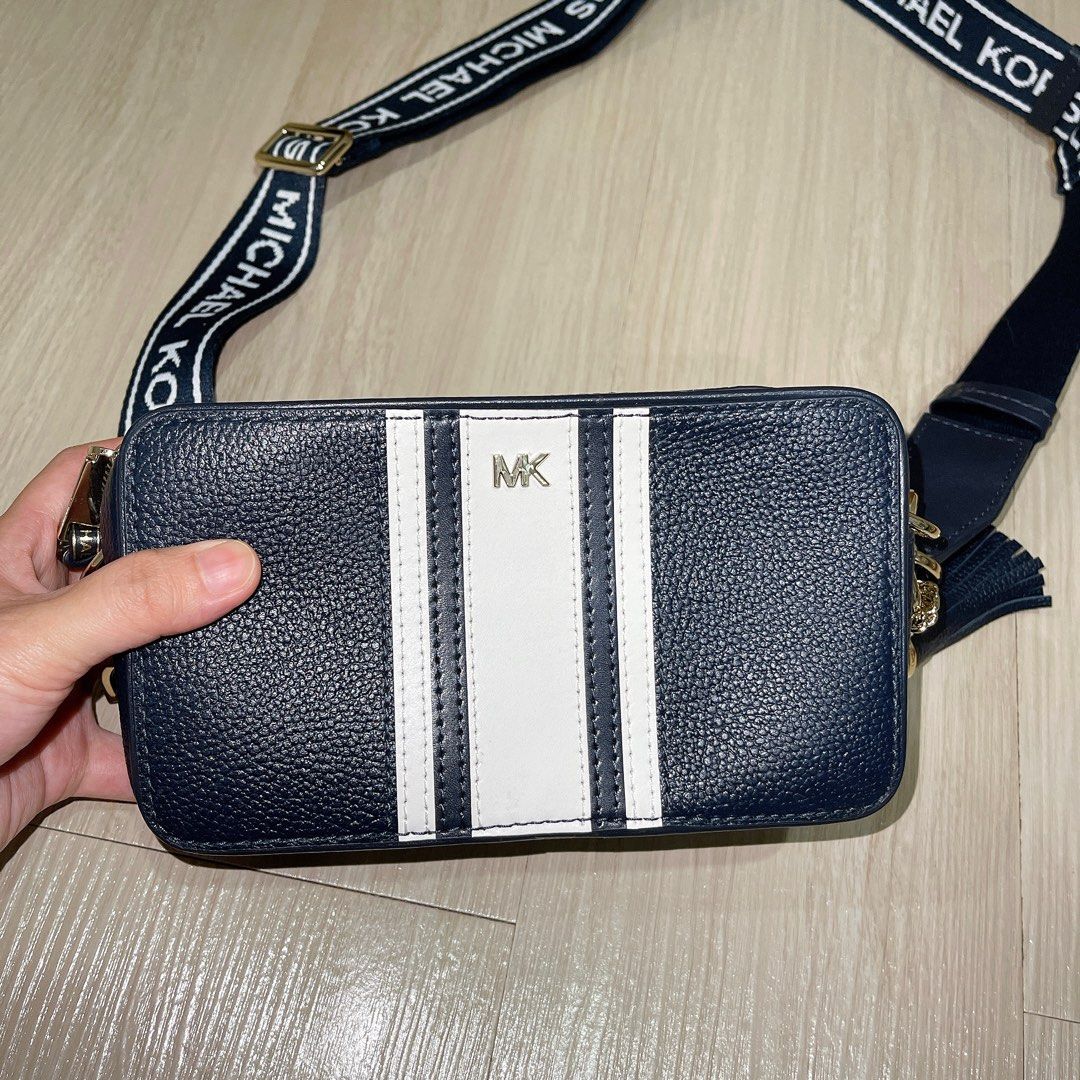 Mk sling hotsell bag blue
