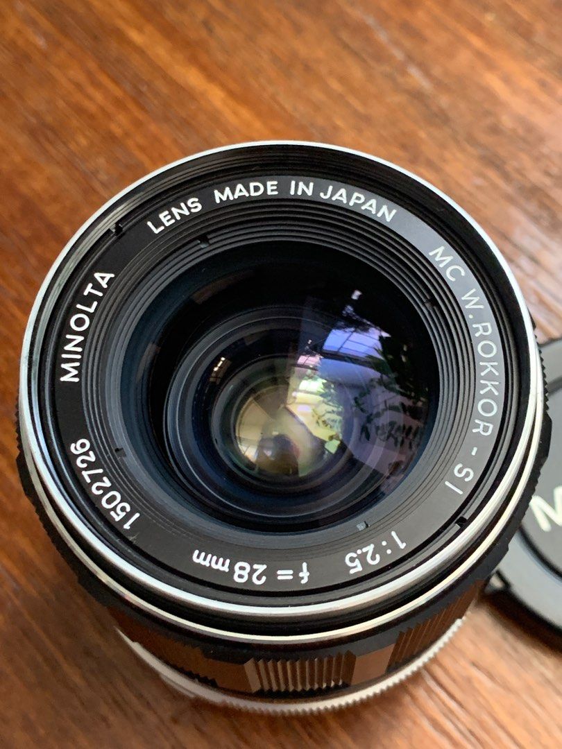 Minolta MC 28mm f2.5, 攝影器材, 鏡頭及裝備- Carousell