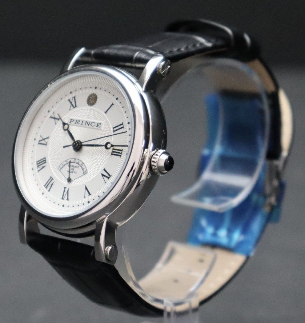 未使用品 銀座村松時計店 創業120周年記念 レディース腕時計 革ベルト 