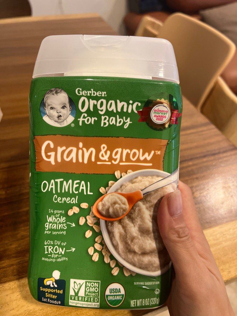 Nestle baby oat,wheat&prune, Gerber Grain&grow oatmeal cereal, Babies