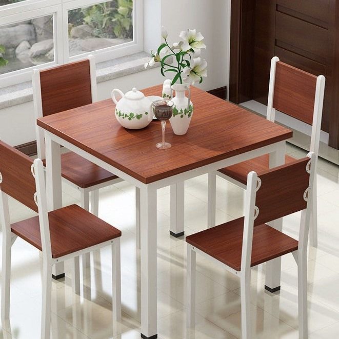 Minimal dining table set best sale
