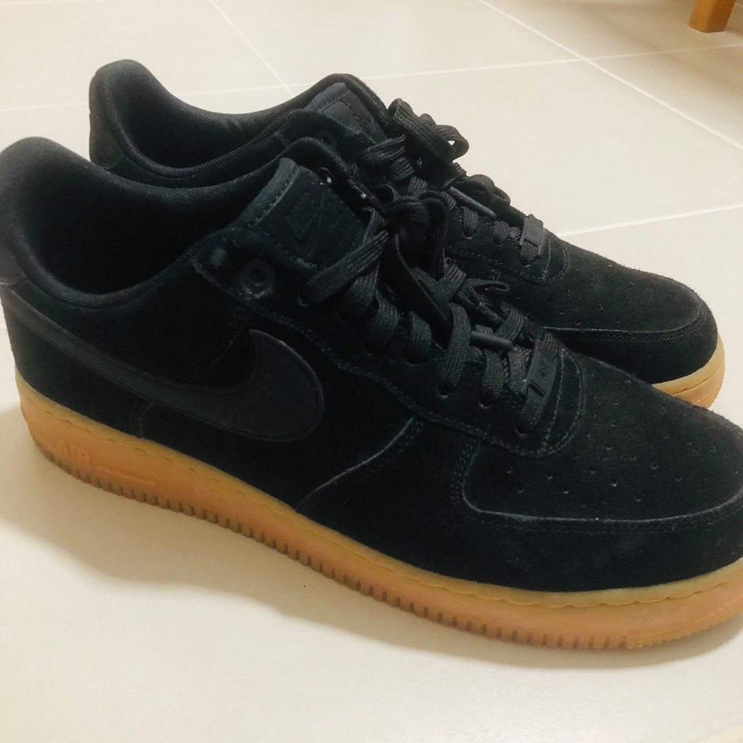 Air force 1 suede gum sole discount