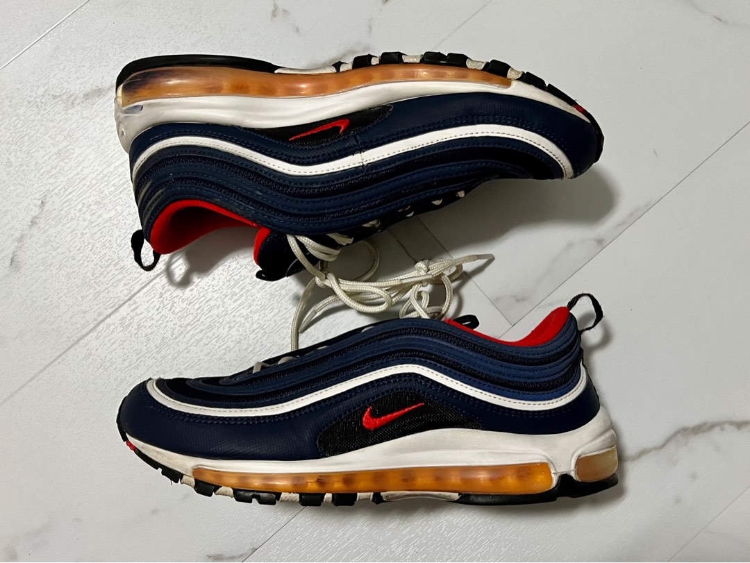 air max 97 navy blue and orange