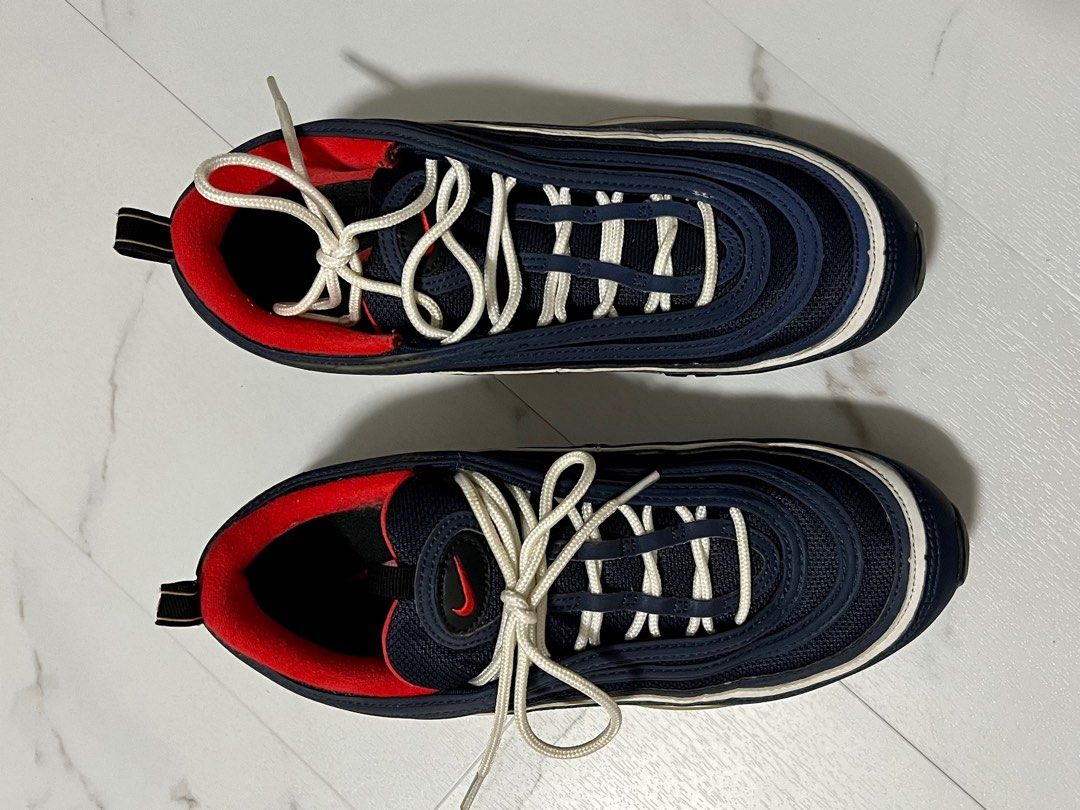 air max 97 navy blue and orange
