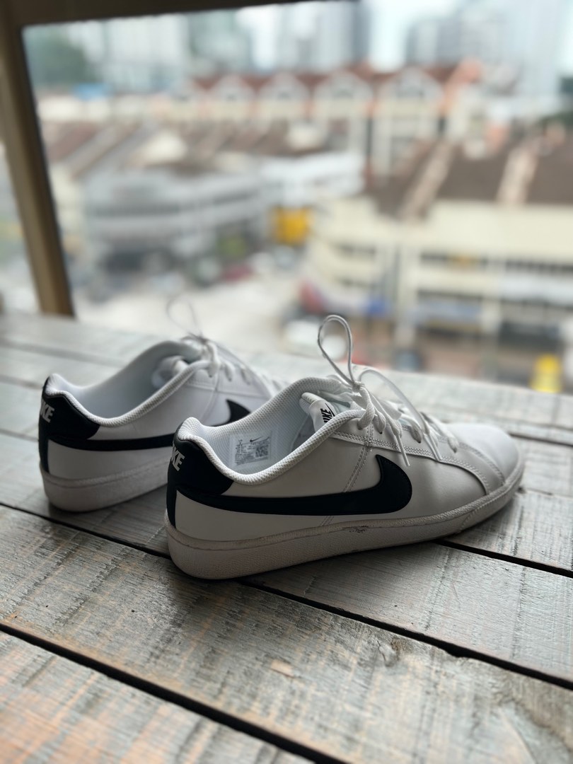 mens nike court royale white