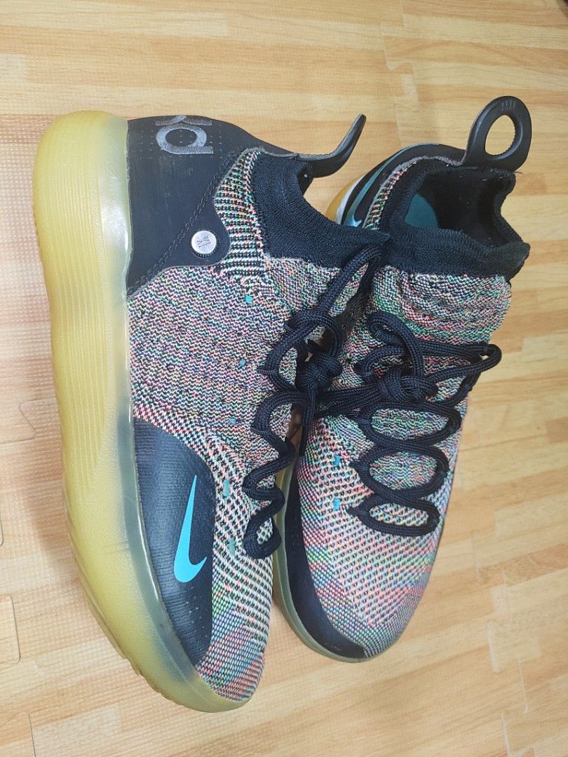 Nike Kevin Durant 11 Multicolor size 42 Fesyen Pria Sepatu Sneakers di Carousell
