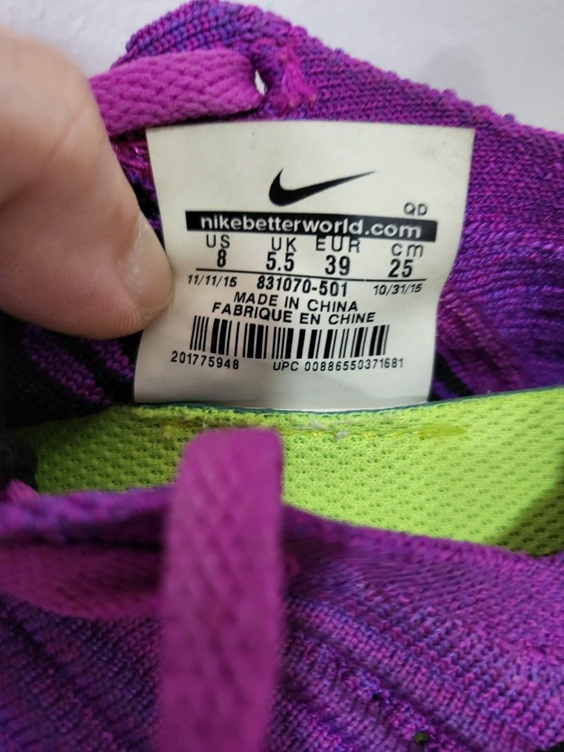 womens purple nike running shoes