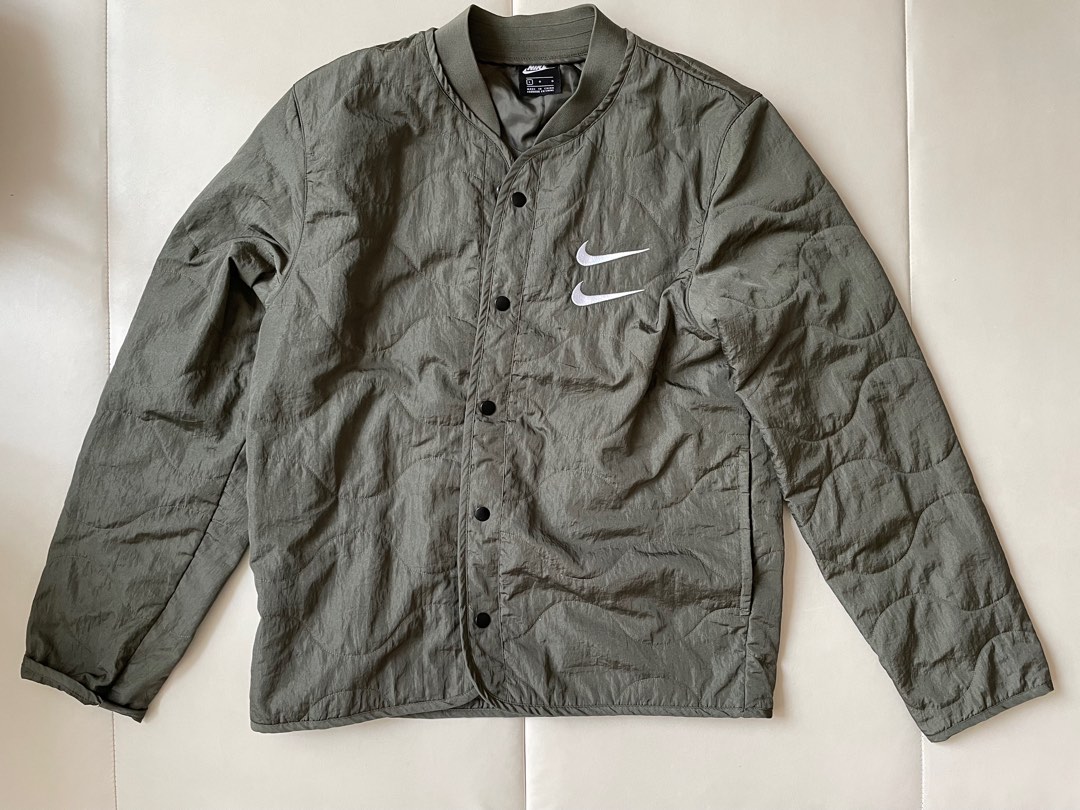 Nike swoosh outlet quilted field jacket