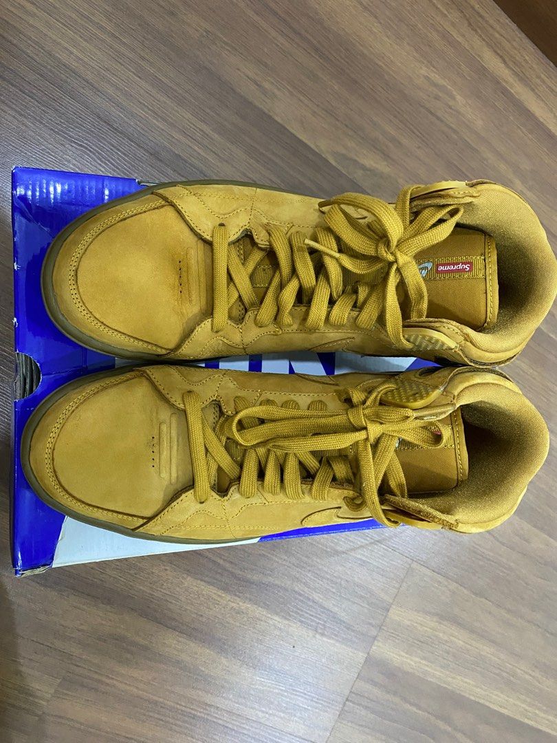 Nike Supreme Zoom Air 94 Hi Wheat Sneakers