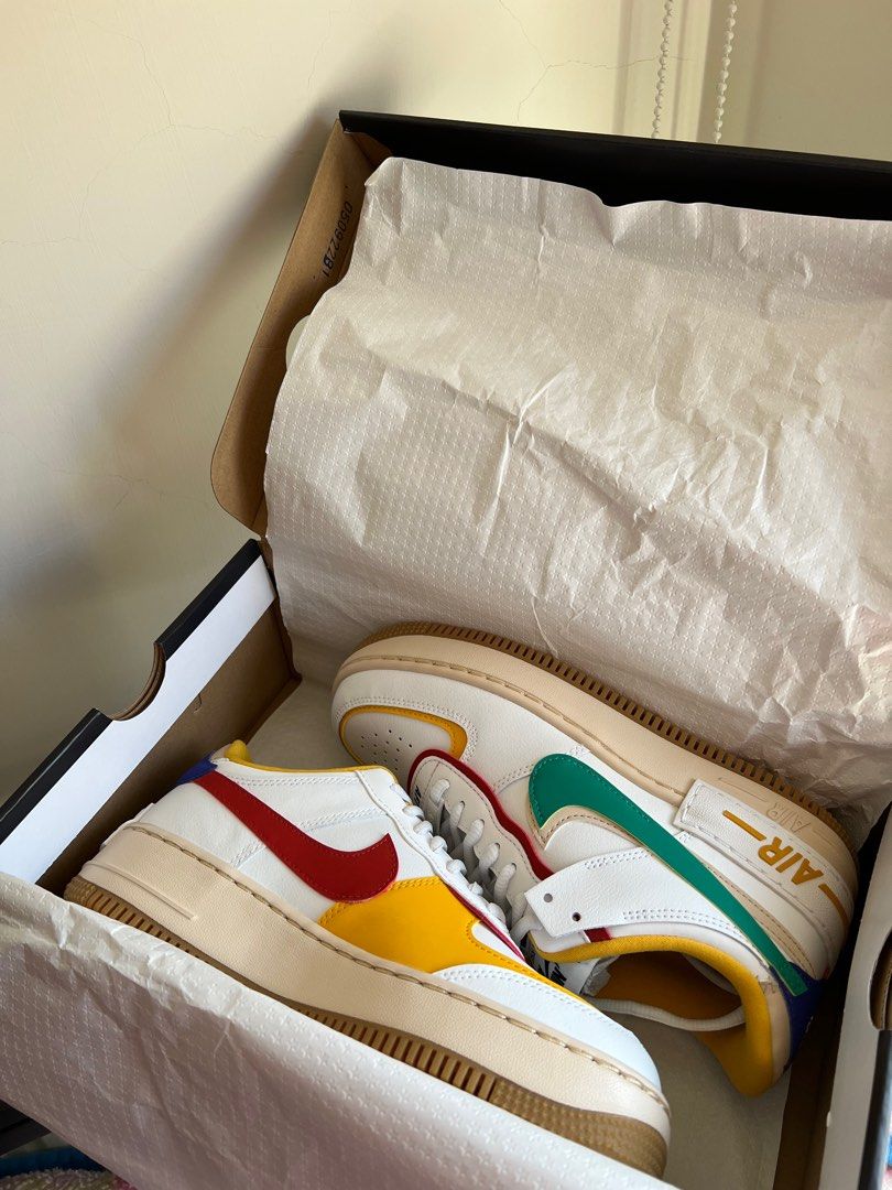 Nike】nike Air force shadow（AF1）女鞋24cm, 她的時尚, 鞋類, 運動鞋 