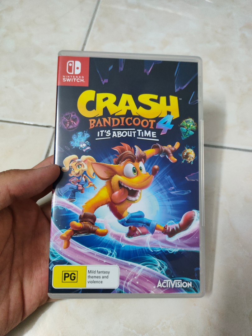 Nintendo Crash bandicoot 4 Switch Game, Video Gaming, Video Games