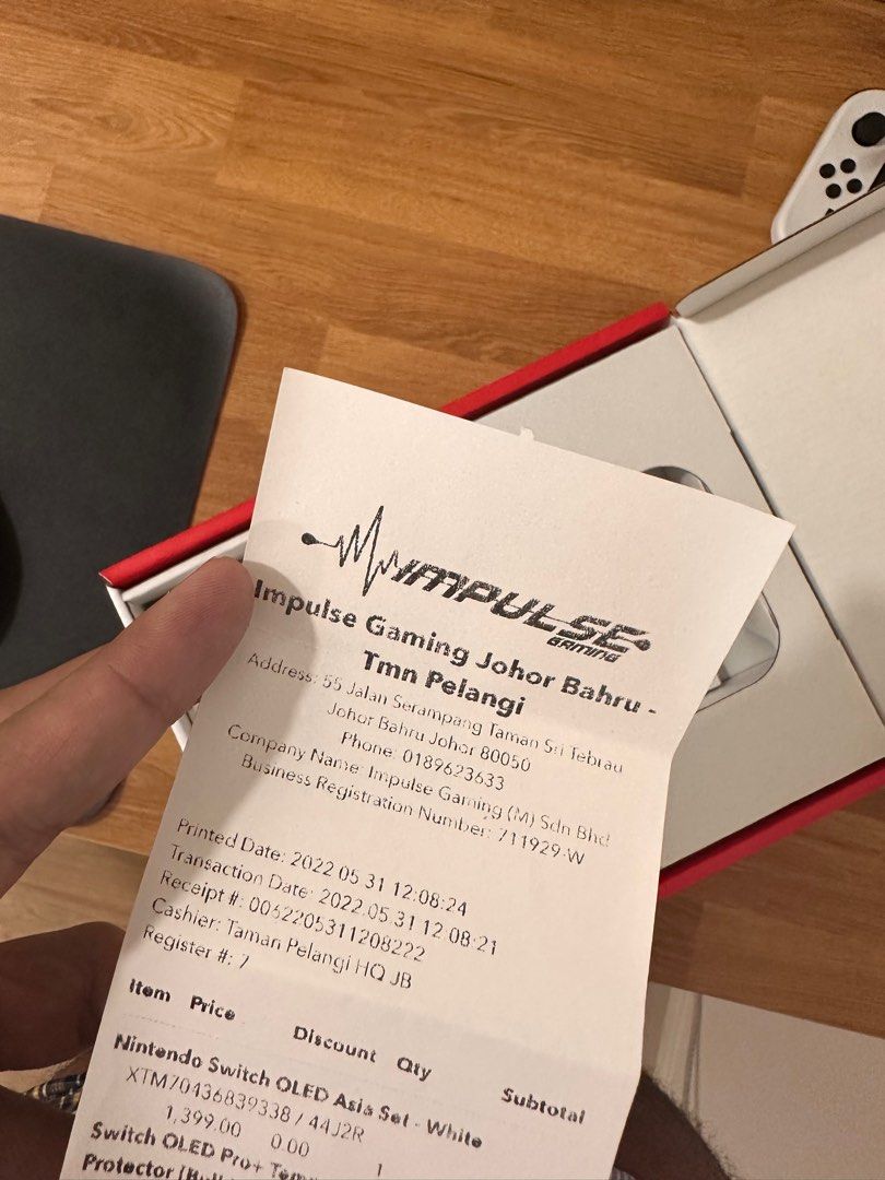 Nitendo Switch OLED Maxsoft ( Warranty), Video Gaming, Video Game