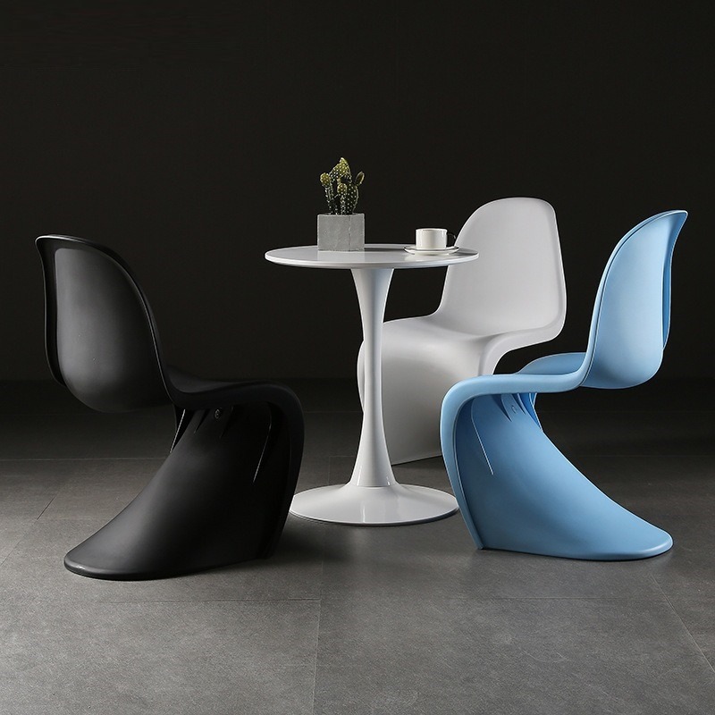 Nordic Chair S Shape Design Designer Stool Bar Visitor Living Room ...