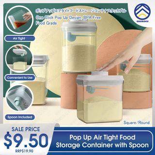 Sealed Flour Storage For Tank 1.2l/5kg Food Storage Container Rice