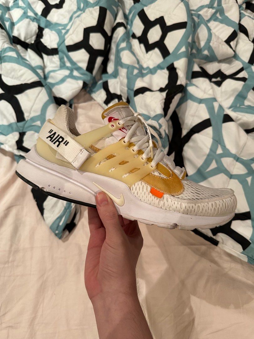 Off white 2025 presto foam yellowing