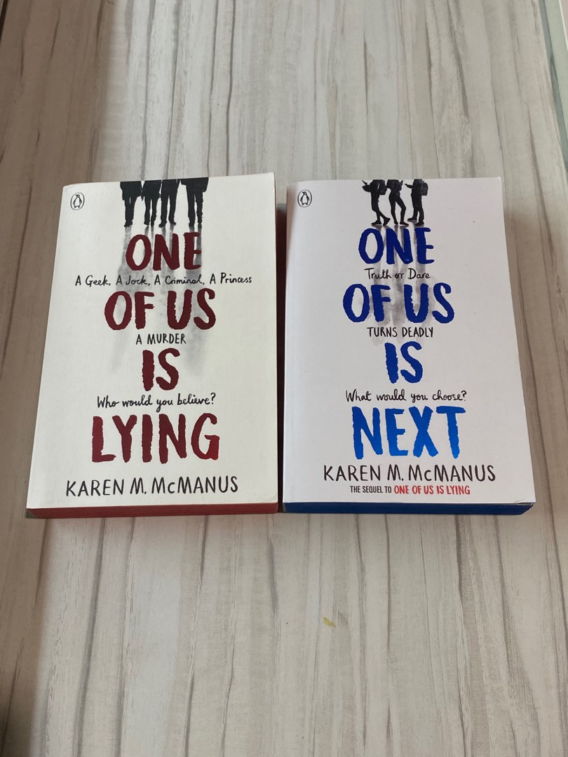 One of us is lying + one of us is next by Karen McManus / Mystery YA ...