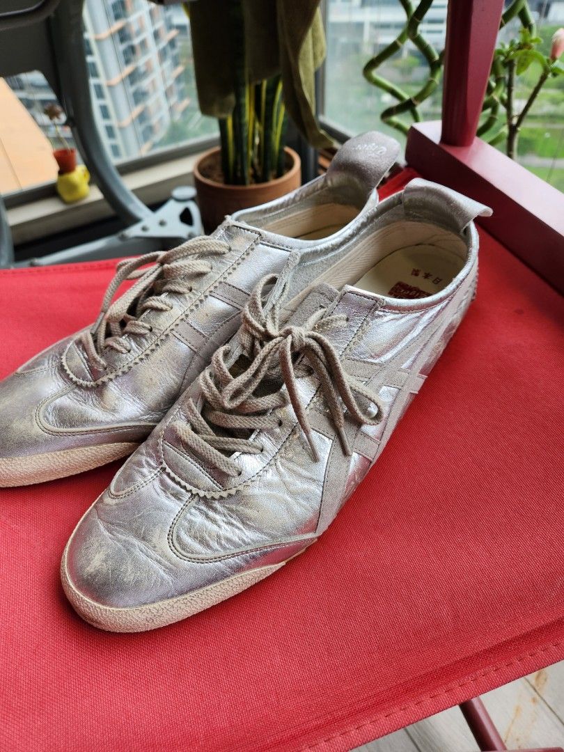 Onitsuka tiger argent on sale