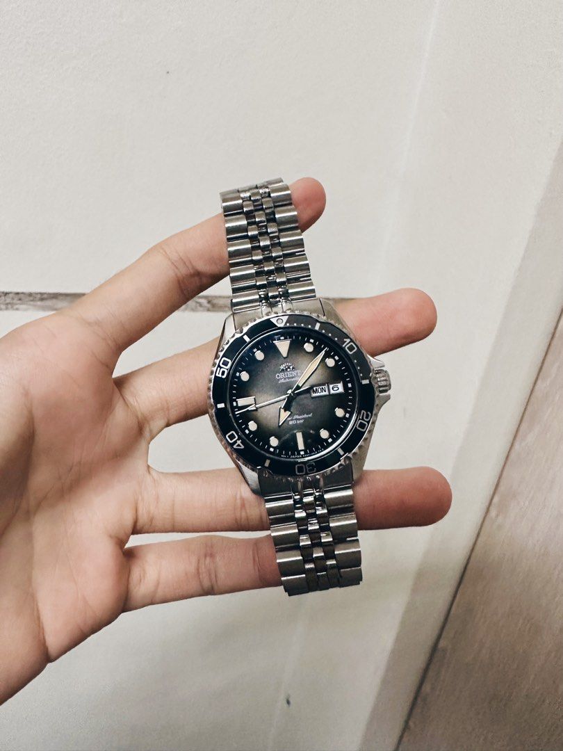 Orient Kamasu II Sapphire 200m Diver Mechanical Watch, Men's Fashion