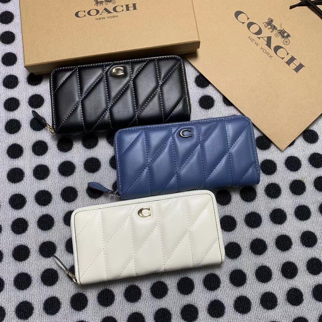 Coach leather best sale women's wallets