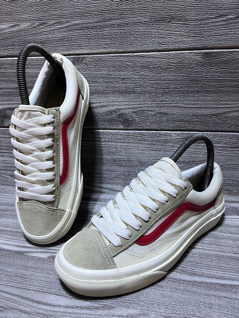 Marshmallow racing sale red vans