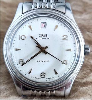 ORIS CLASSIC Date Ref. 7445 All Stainless Steel Automatic 34mm MID Sized Watch