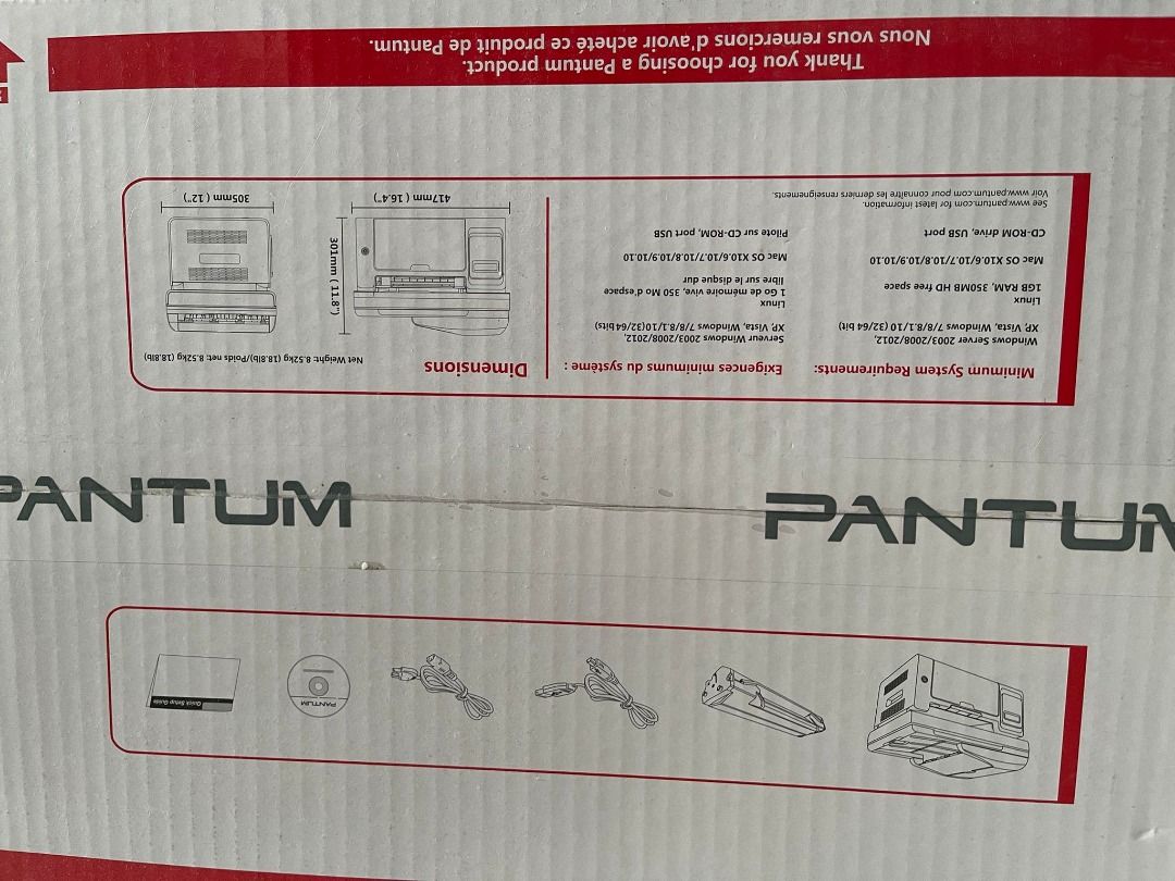 Pantum M6550NW Mono Laser Printer (All-in-one), Computers & Tech ...