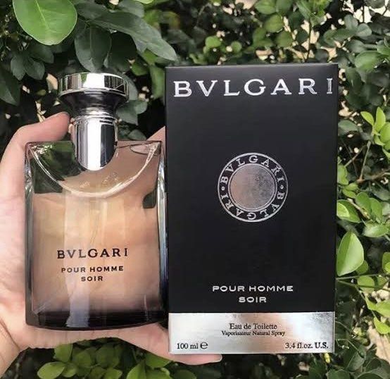 Parfum bvlgari pour homme soir for men EDT 100ml Kesehatan