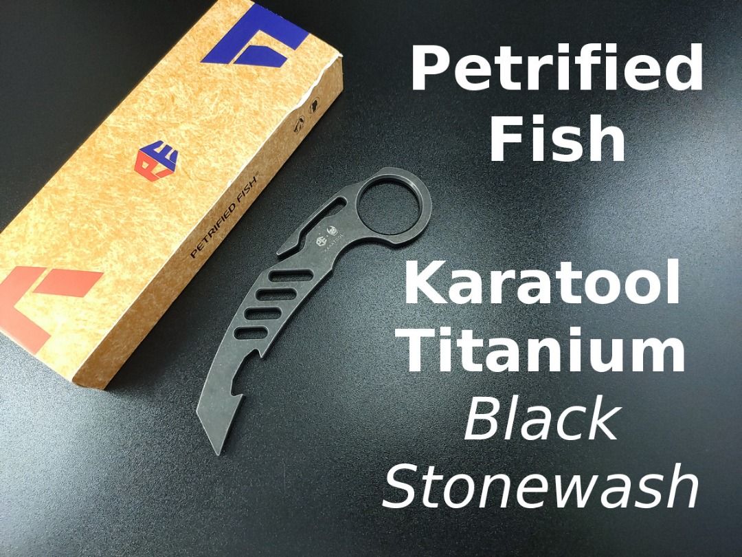 Petrified Fish Karatool Titanium Pry Bar Prytool, Furniture & Home ...