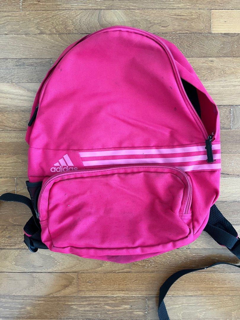 Dark pink adidas on sale backpack