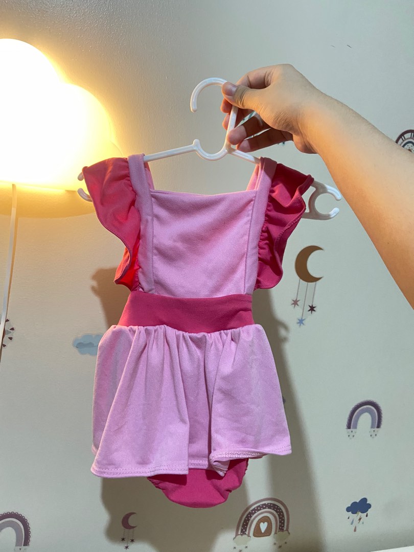 Pink Dress Costume Baby Milestone Sleeping Beauty on Carousell