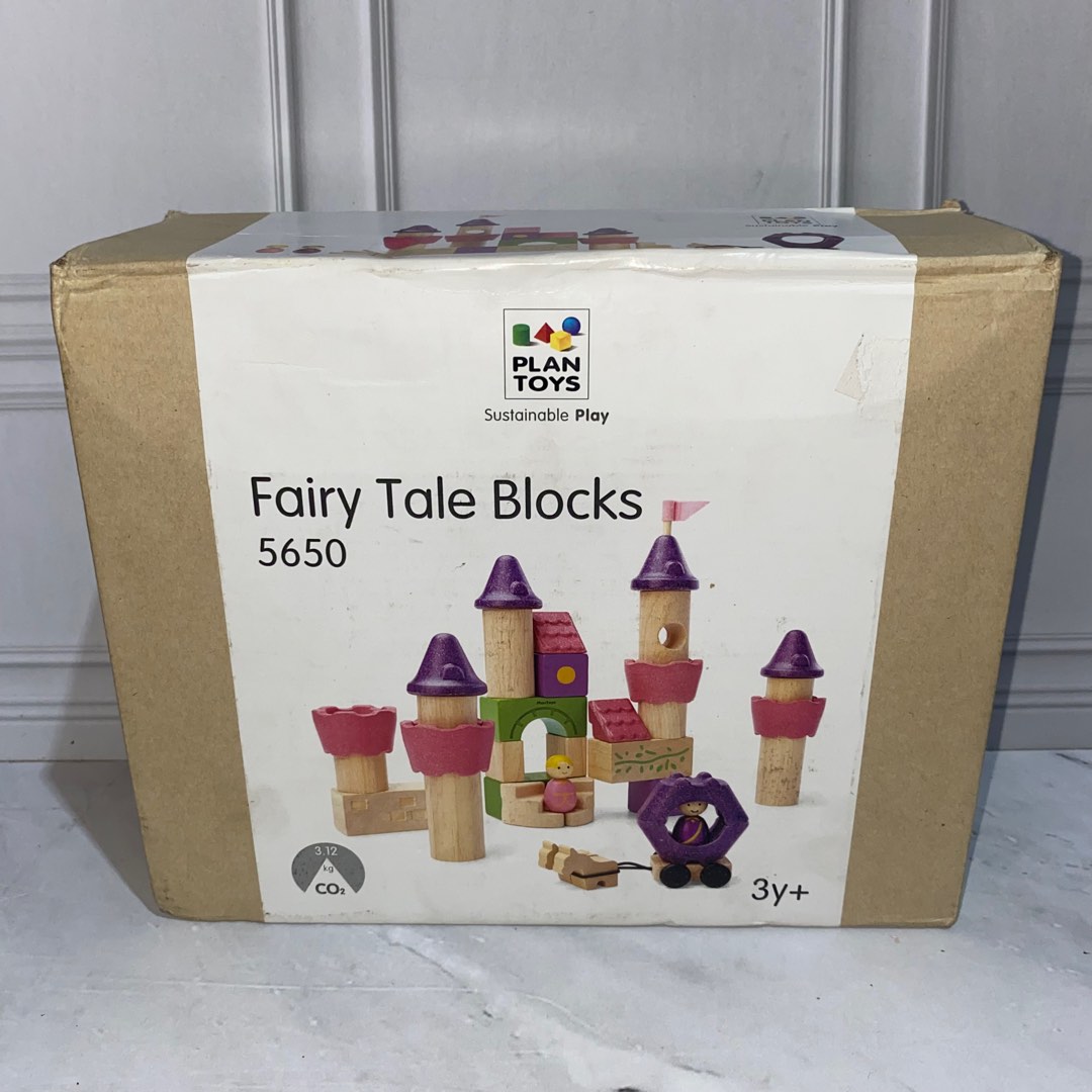 Plan Toys Fairy Tale Blocks Toys Collectibles Mainan di Carousell