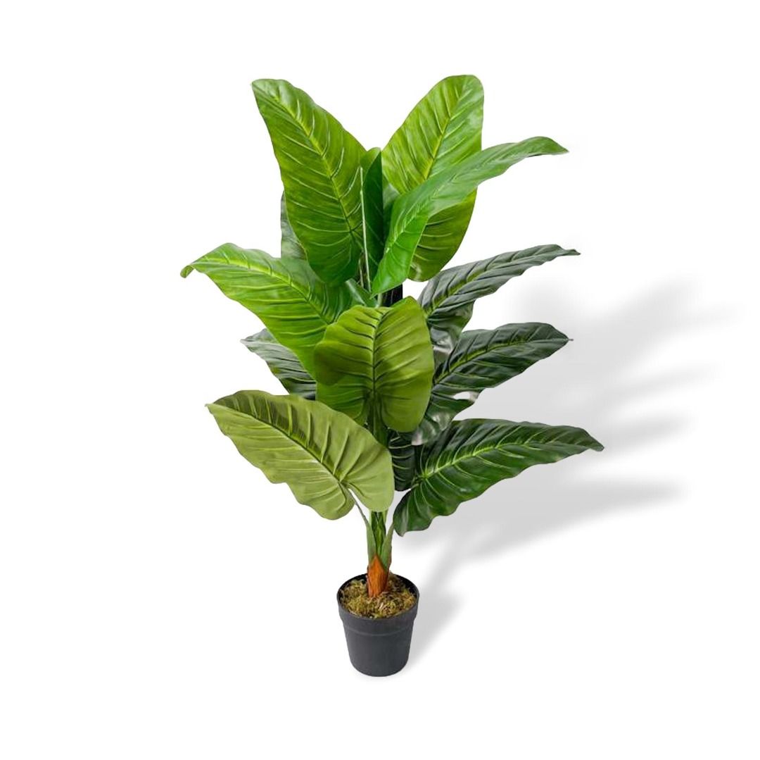 Plant Elephant Ear Artificial 105cm Bplant589 Furniture Home Living