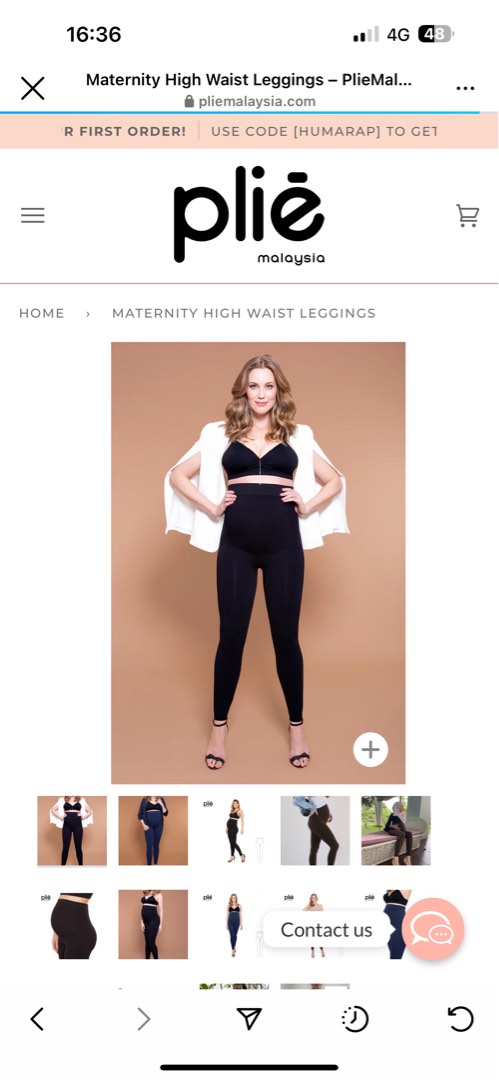 Maternity High Waist Shorts – PlieMalaysia