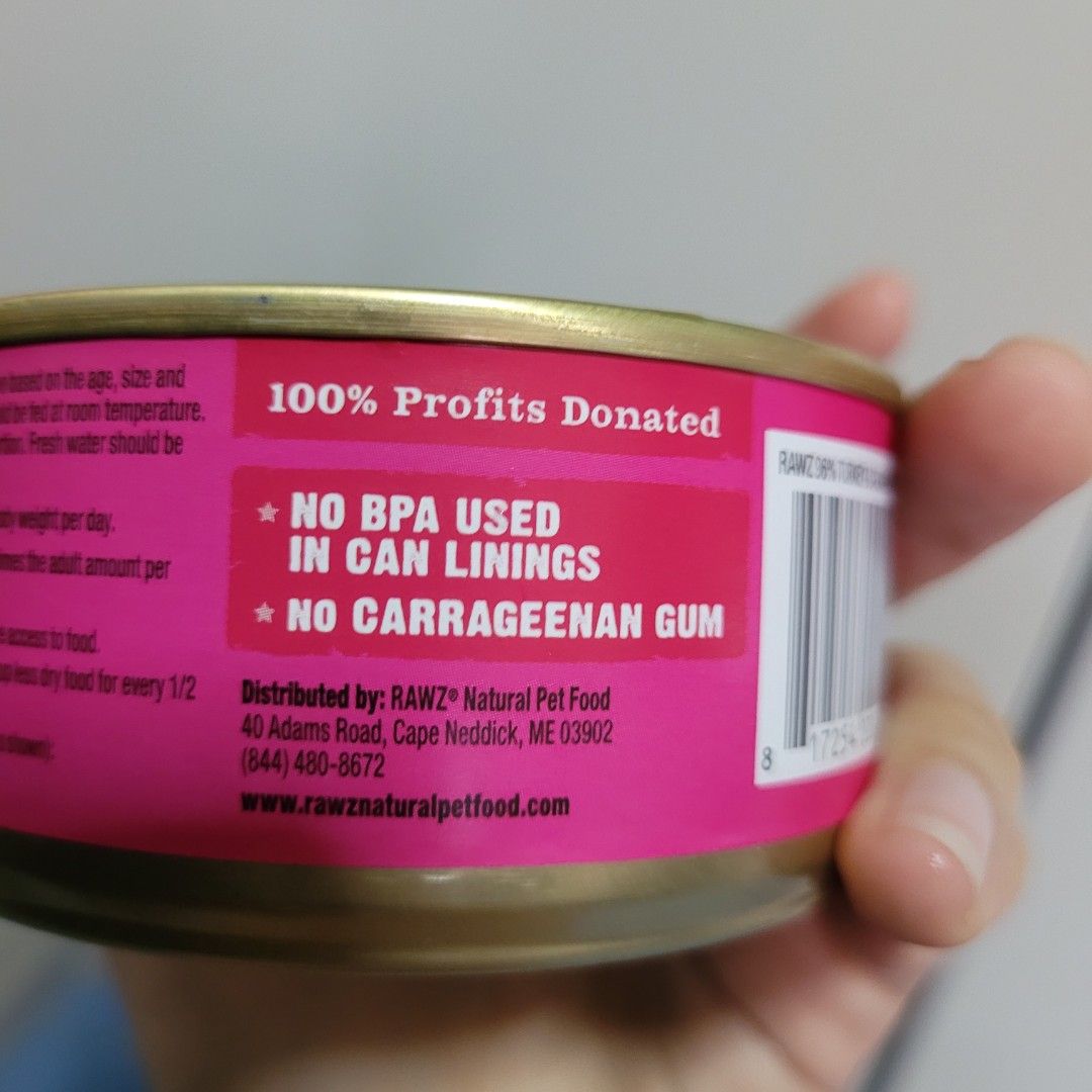 Premium Cat Food 6 x 155g Rawz Assorted Pate (similar to Ziwi peak