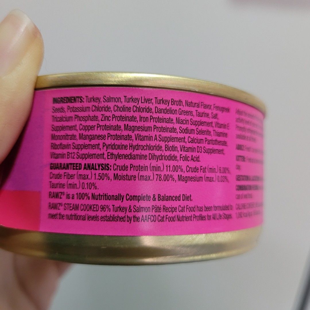 Premium Cat Food 6 x 155g Rawz Assorted Pate (similar to Ziwi peak