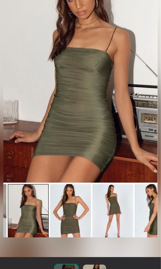 green emerald velvet dress Tara Jarmon Rettel Dress  Cortland Park