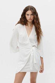 PULL&BEAR GAUN PAREO TANGAN LONCENG